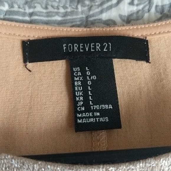 SOLD Forever 21 shiny rose gold dress - Picture 3 of 4